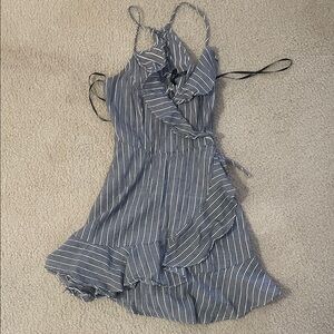 Forever 21 Black and White Striped Dress